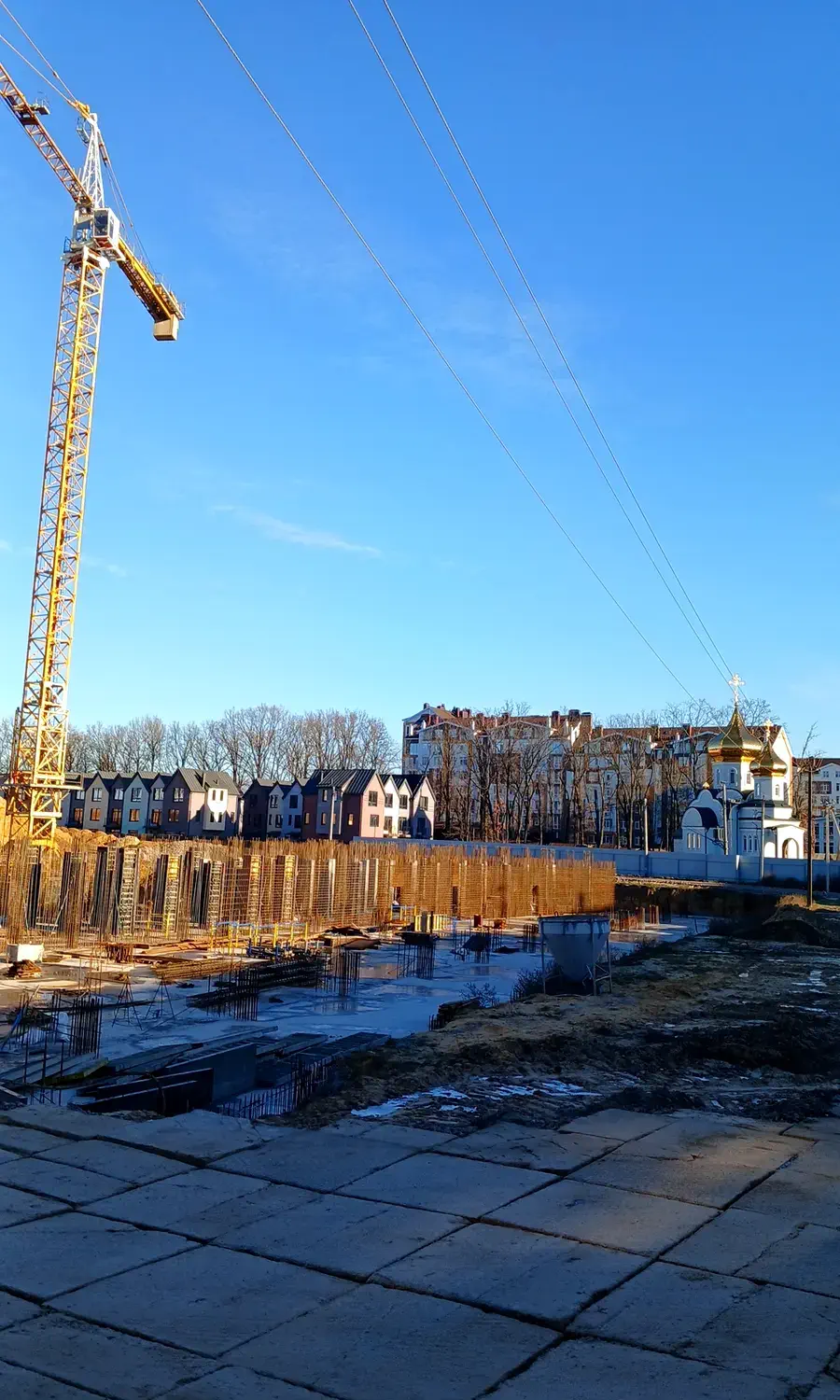 Construction progress frame 3