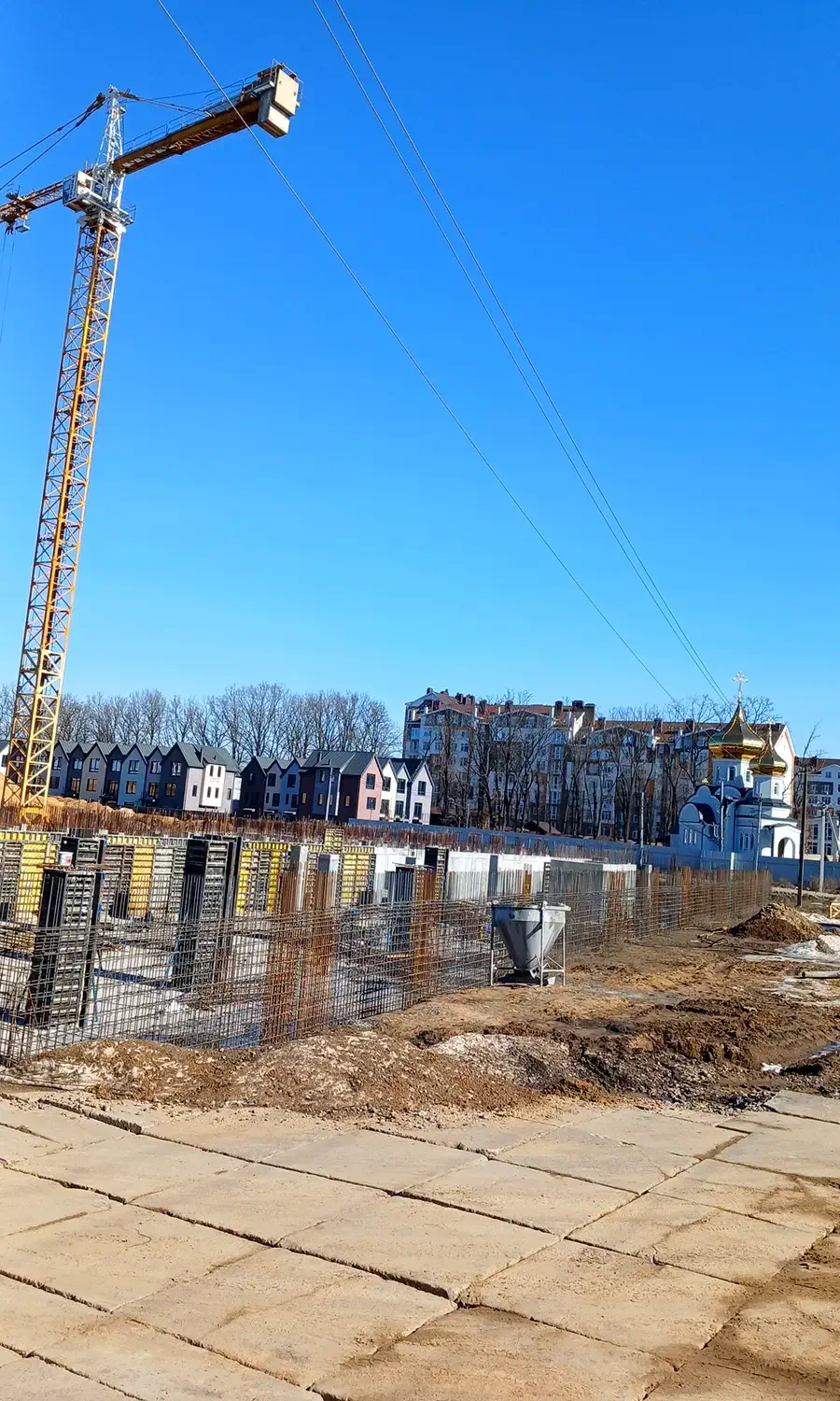 Construction progress frame 4