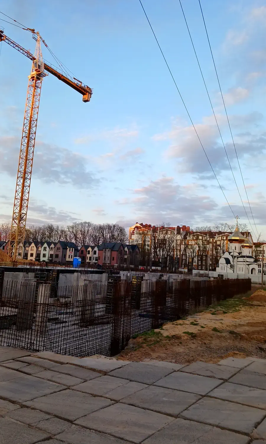 Construction progress frame 5